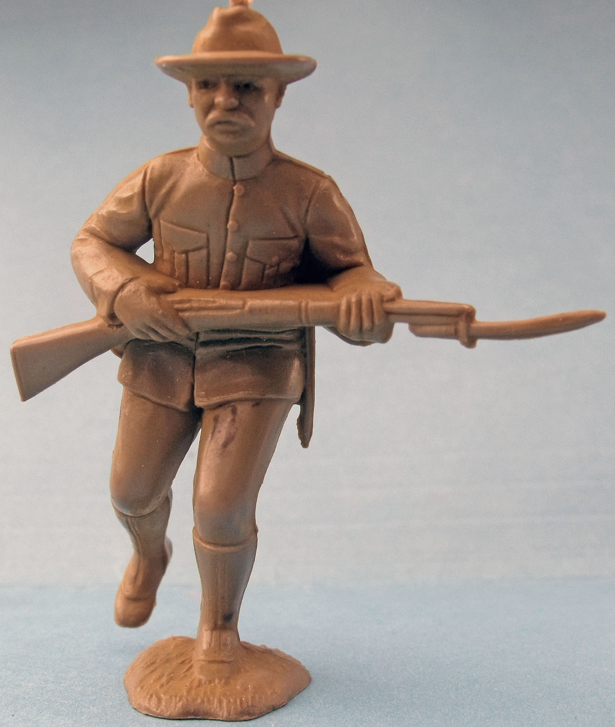 Details about   Marx WWII French Infantry Figure #1 Gray 