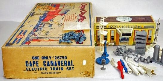 Marx reissue Cape Canaveral space playset accessories 
